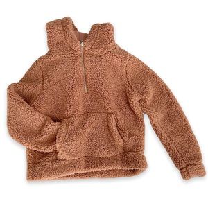 NWOT Teddy Bear Hoodie / Jacket Caramel Brown